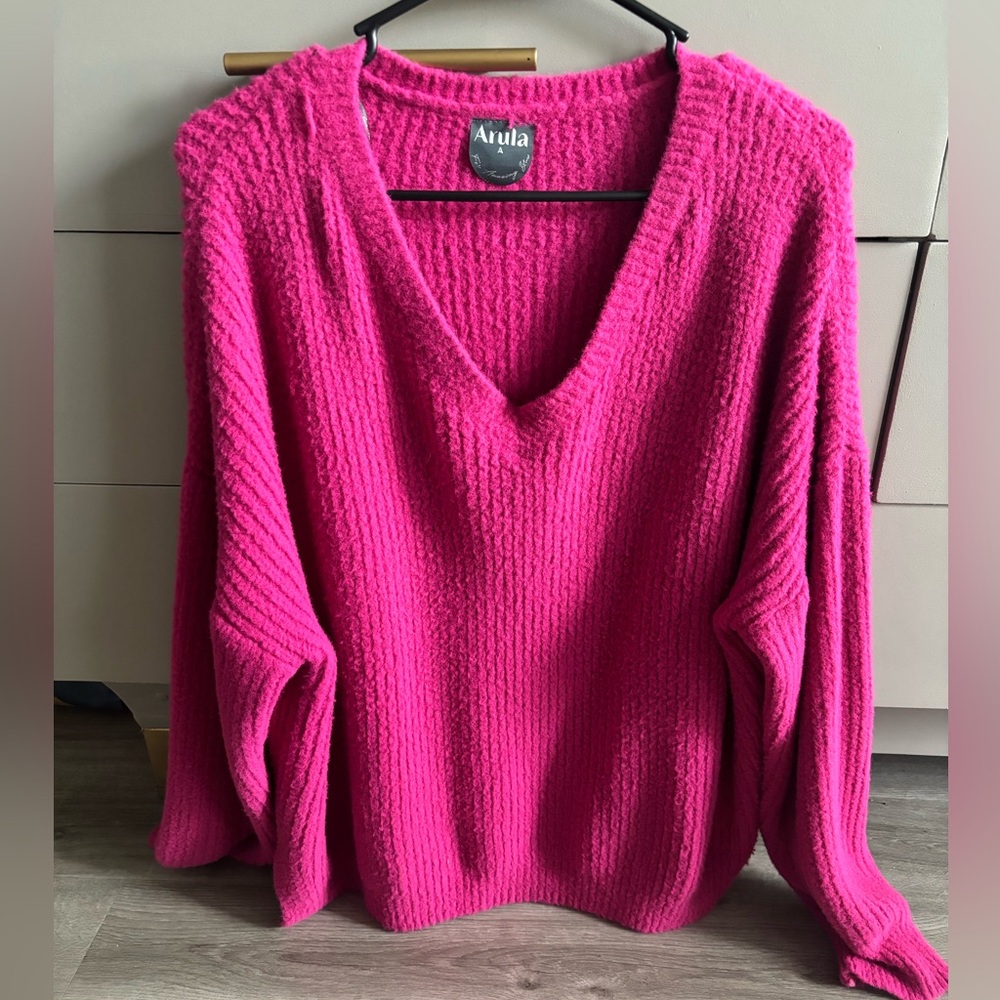 Arula Hot Pink Sweater